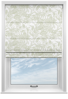 Maui, Pistachio - Twist&Fit Roman Blind